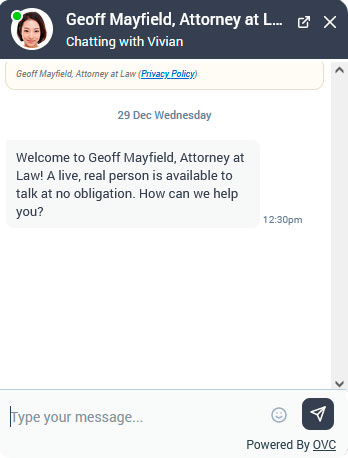 Geoff Mayfield, Attorney at Law